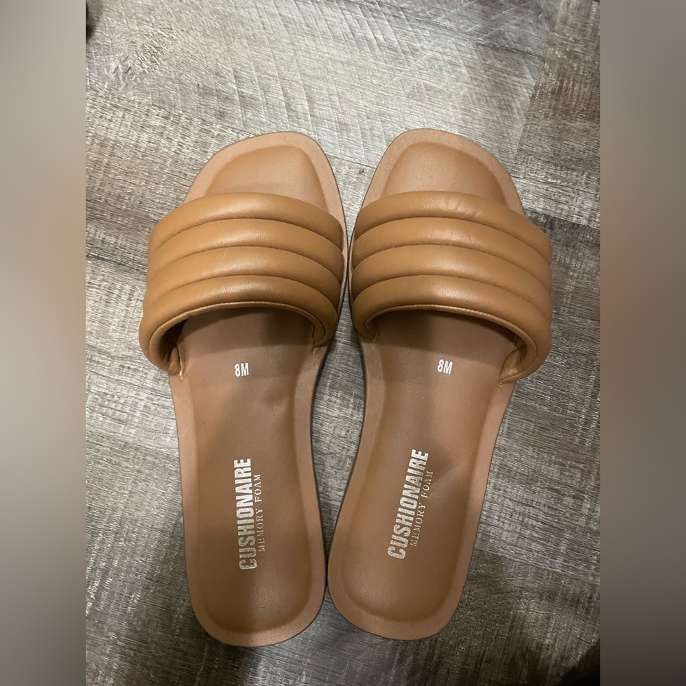 Cushionair tan sandals